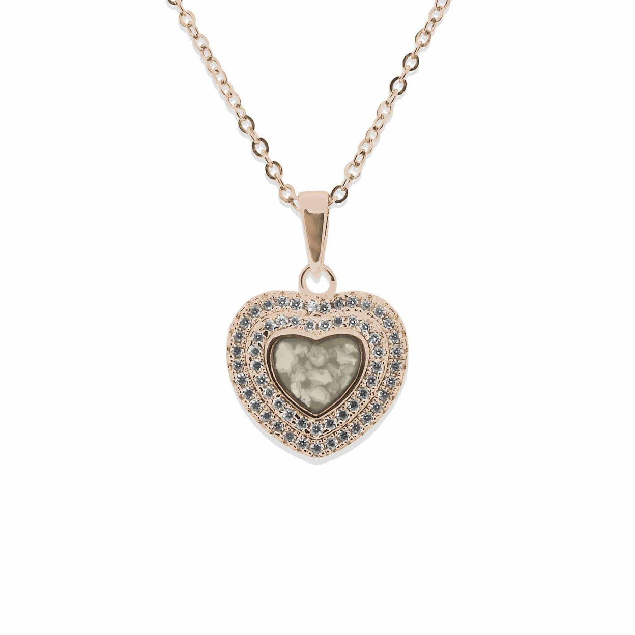 Load image into Gallery viewer, EverWith Ladies Cherish Memorial Ashes Pendant with Fine Crystals