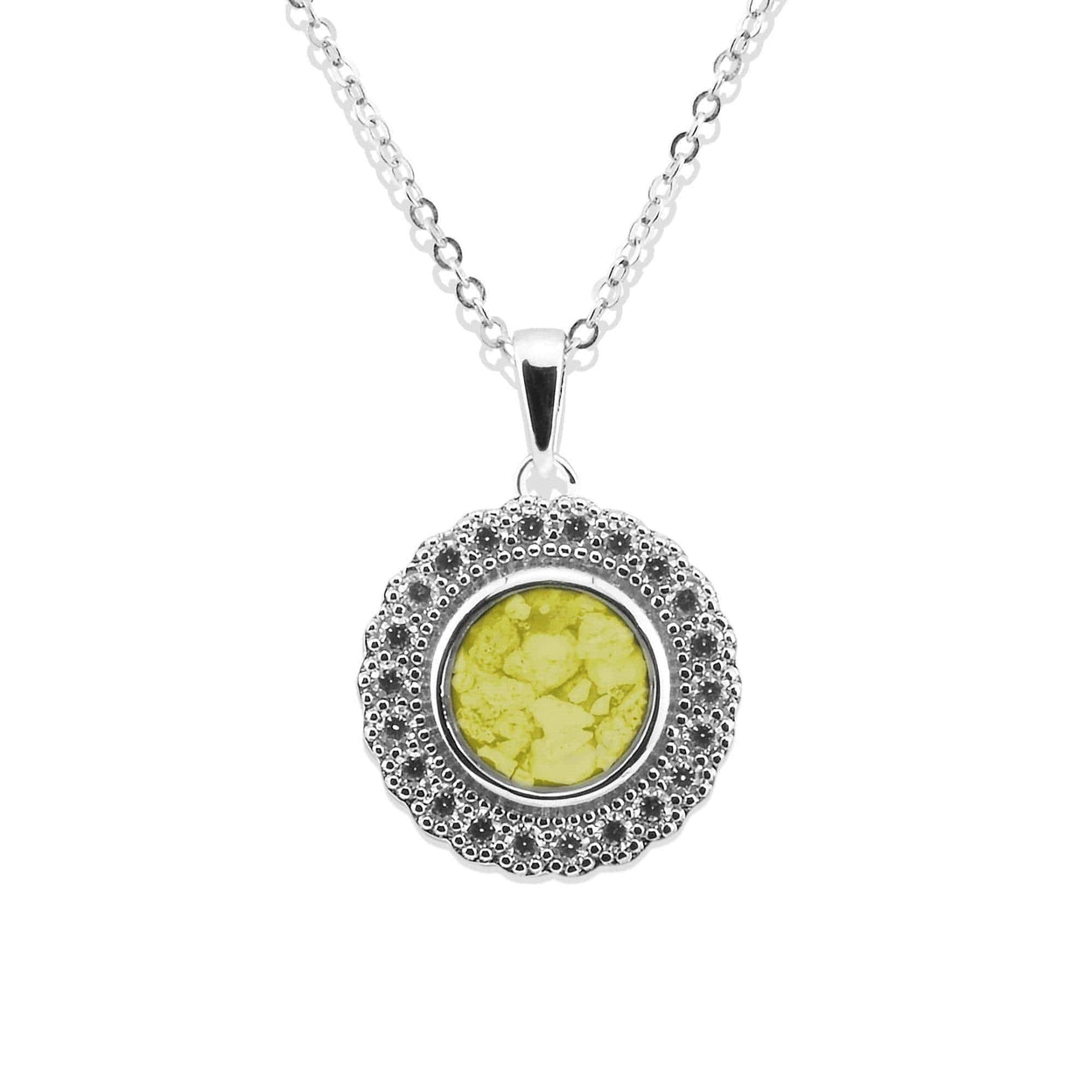 Load image into Gallery viewer, EverWith Ladies Petals Memorial Ashes Pendant with Fine Crystals