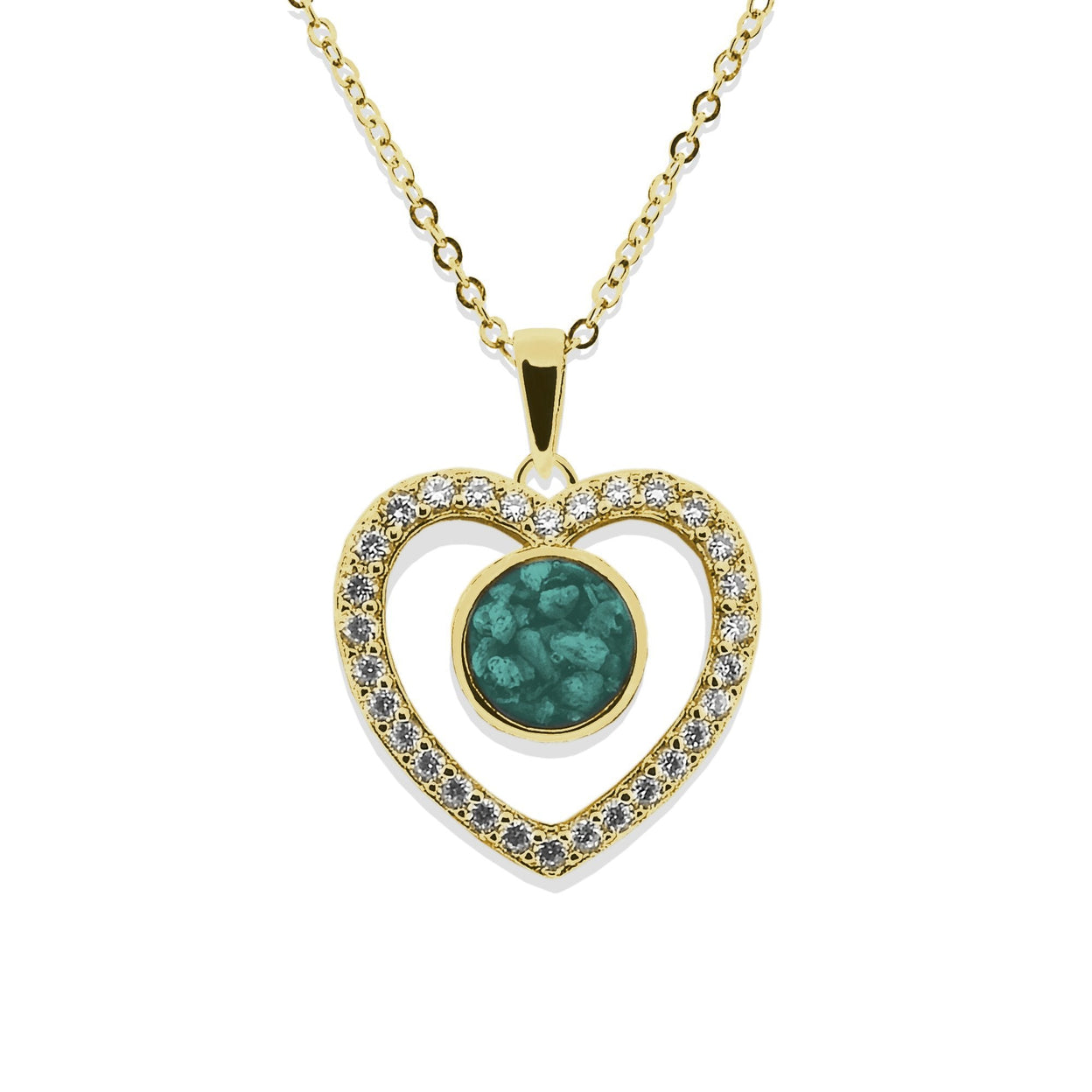 Load image into Gallery viewer, EverWith Ladies Forever Memorial Ashes Pendant with Fine Crystals