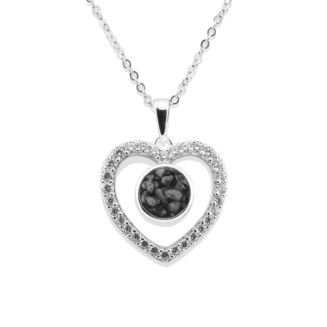 EverWith Ladies Forever Memorial Ashes Pendant with Fine Crystals