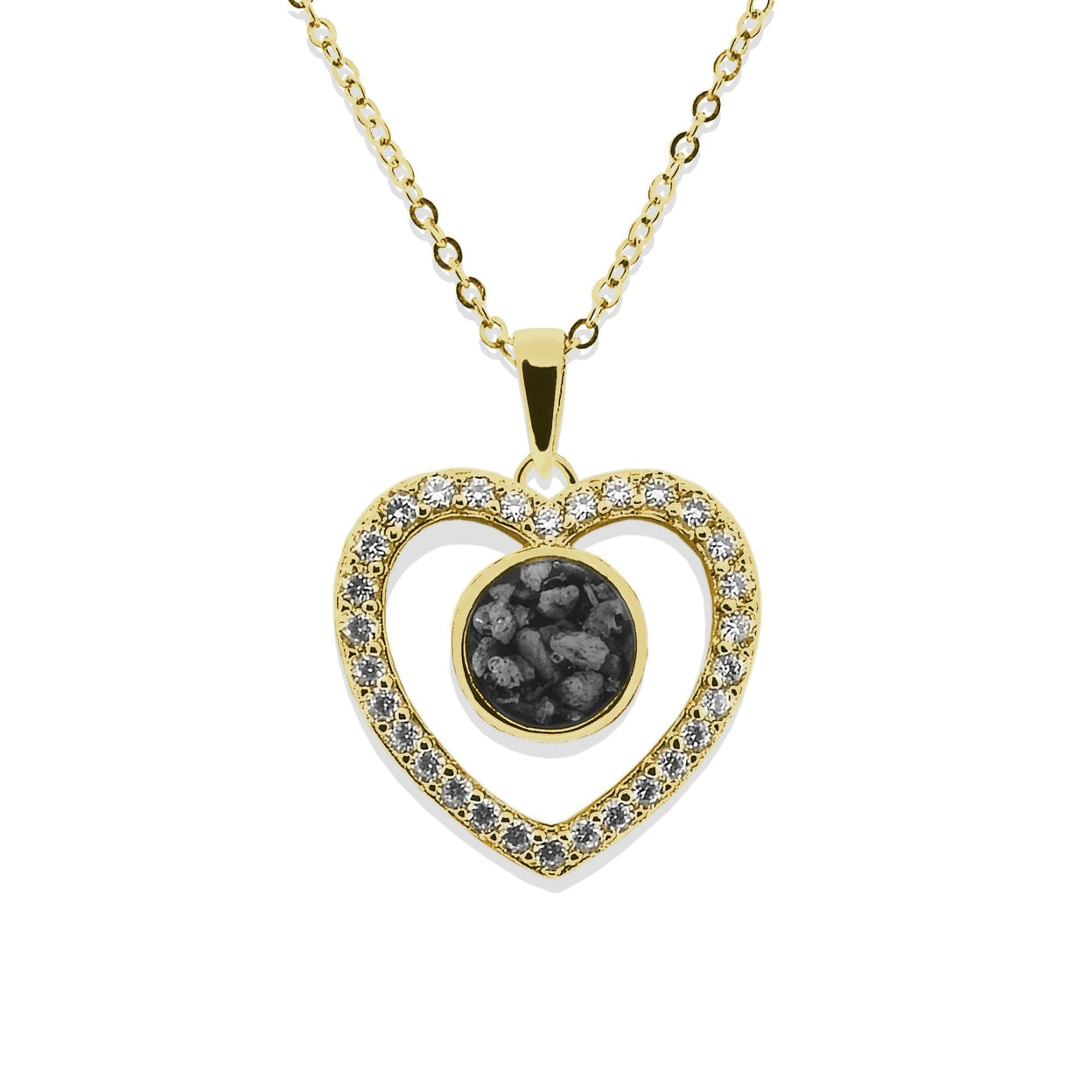 Load image into Gallery viewer, EverWith Ladies Forever Memorial Ashes Pendant with Fine Crystals