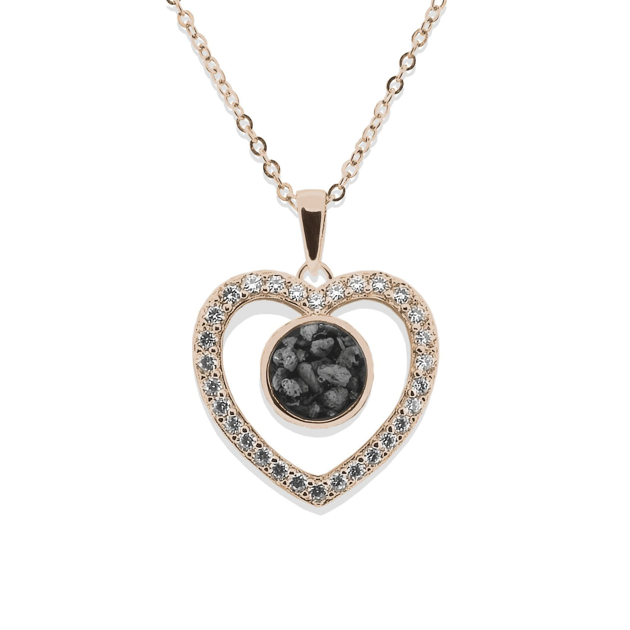 Load image into Gallery viewer, EverWith Ladies Forever Memorial Ashes Pendant with Fine Crystals