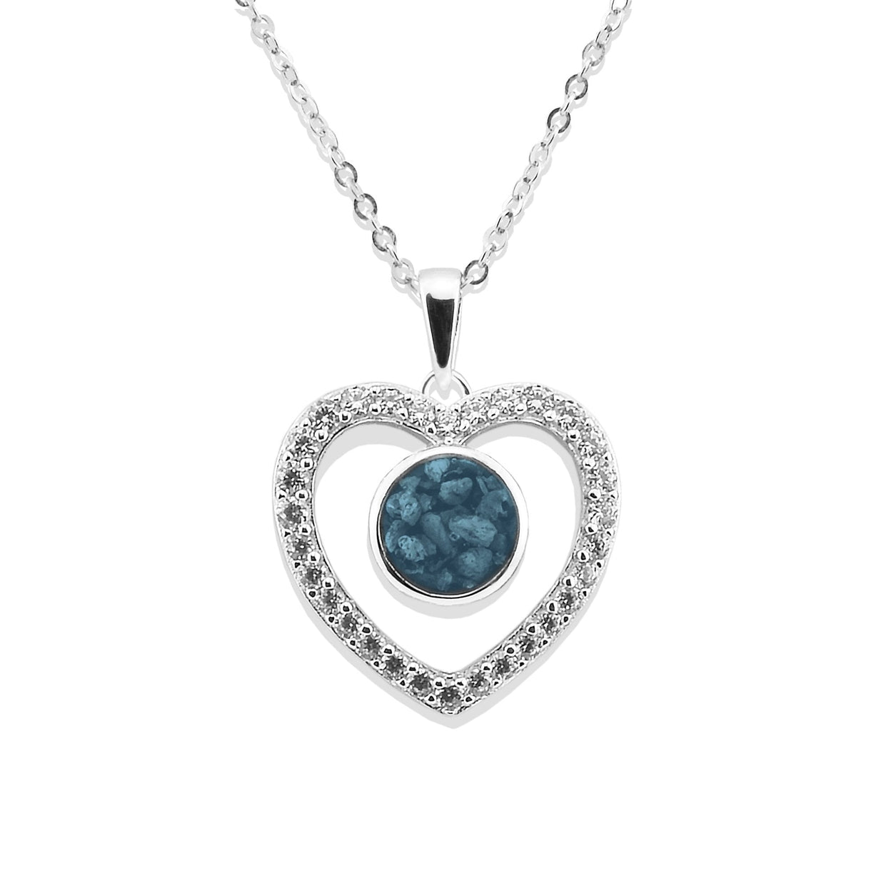 Load image into Gallery viewer, EverWith Ladies Forever Memorial Ashes Pendant with Fine Crystals