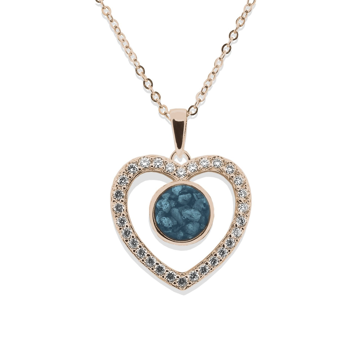 Load image into Gallery viewer, EverWith Ladies Forever Memorial Ashes Pendant with Fine Crystals