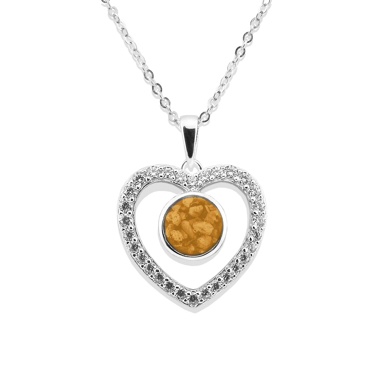 Load image into Gallery viewer, EverWith Ladies Forever Memorial Ashes Pendant with Fine Crystals