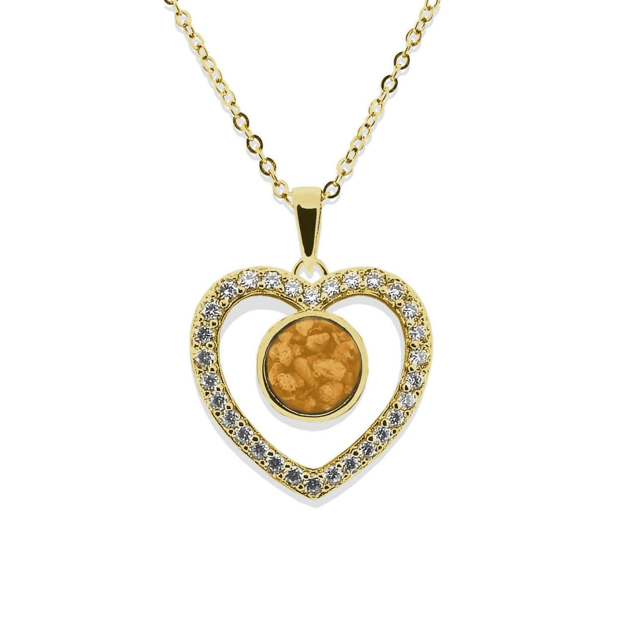 Load image into Gallery viewer, EverWith Ladies Forever Memorial Ashes Pendant with Fine Crystals