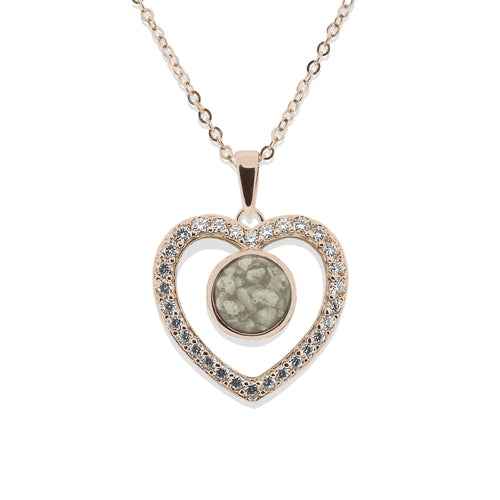 EverWith Ladies Forever Memorial Ashes Pendant with Fine Crystals