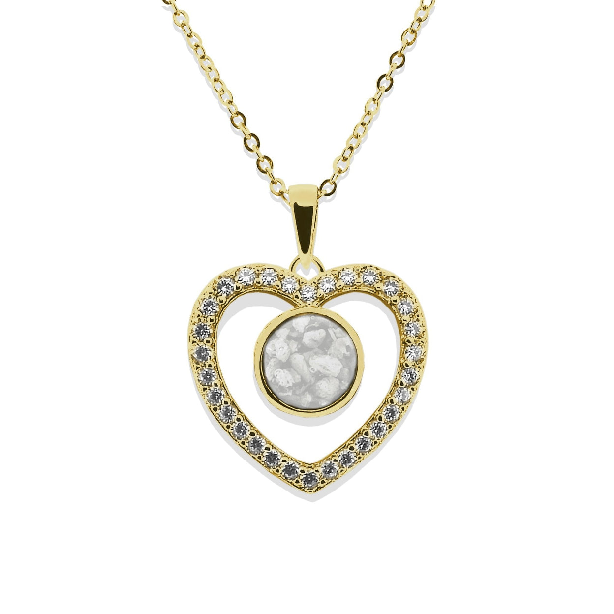 Load image into Gallery viewer, EverWith Ladies Forever Memorial Ashes Pendant with Fine Crystals