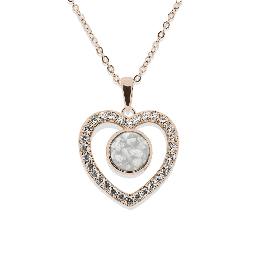 EverWith Ladies Forever Memorial Ashes Pendant with Fine Crystals