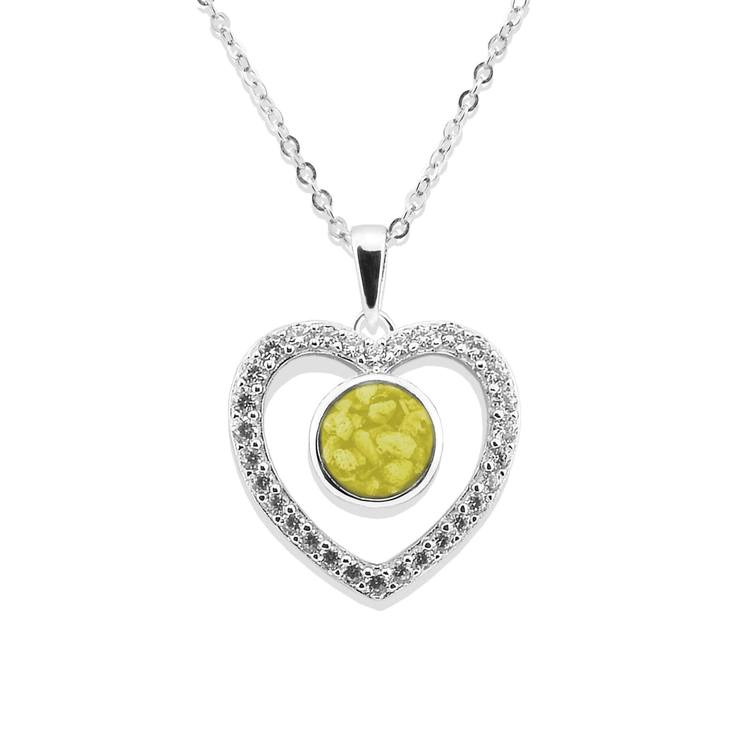 EverWith Ladies Forever Memorial Ashes Pendant with Fine Crystals