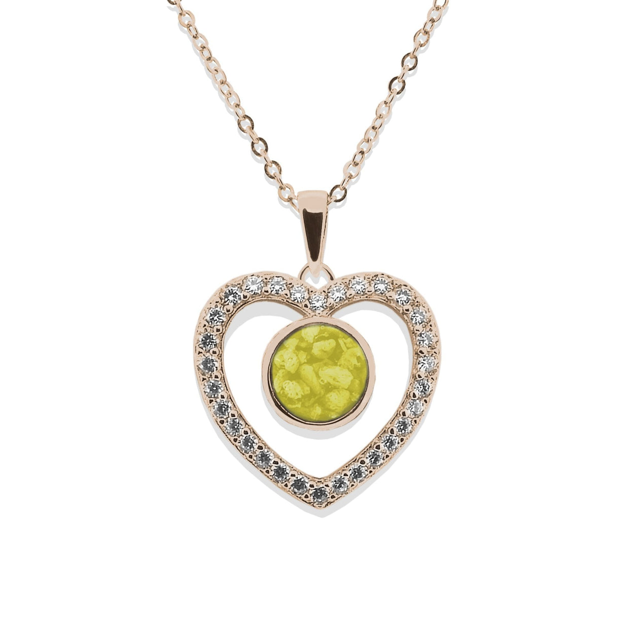 Load image into Gallery viewer, EverWith Ladies Forever Memorial Ashes Pendant with Fine Crystals