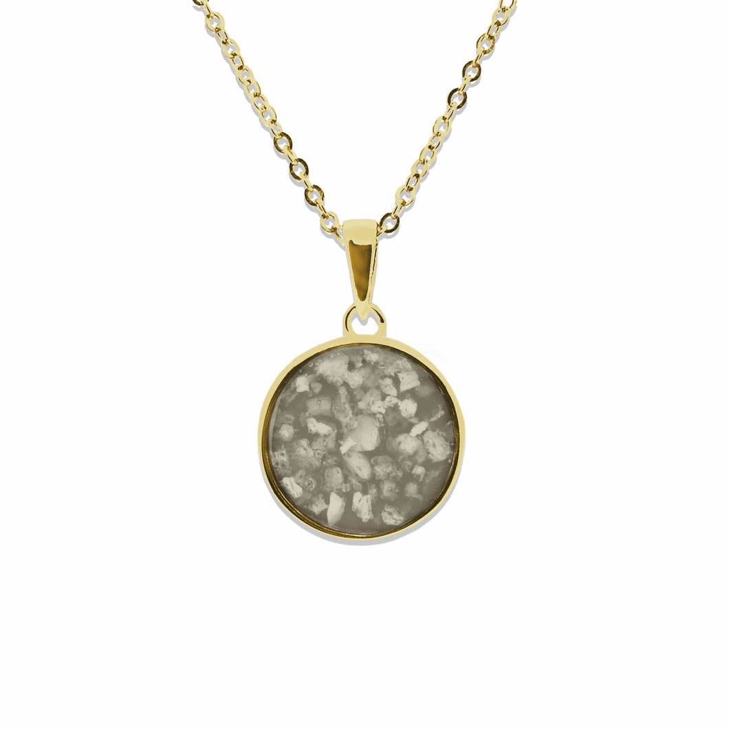 EverWith Ladies Classic Round Memorial Ashes Pendant