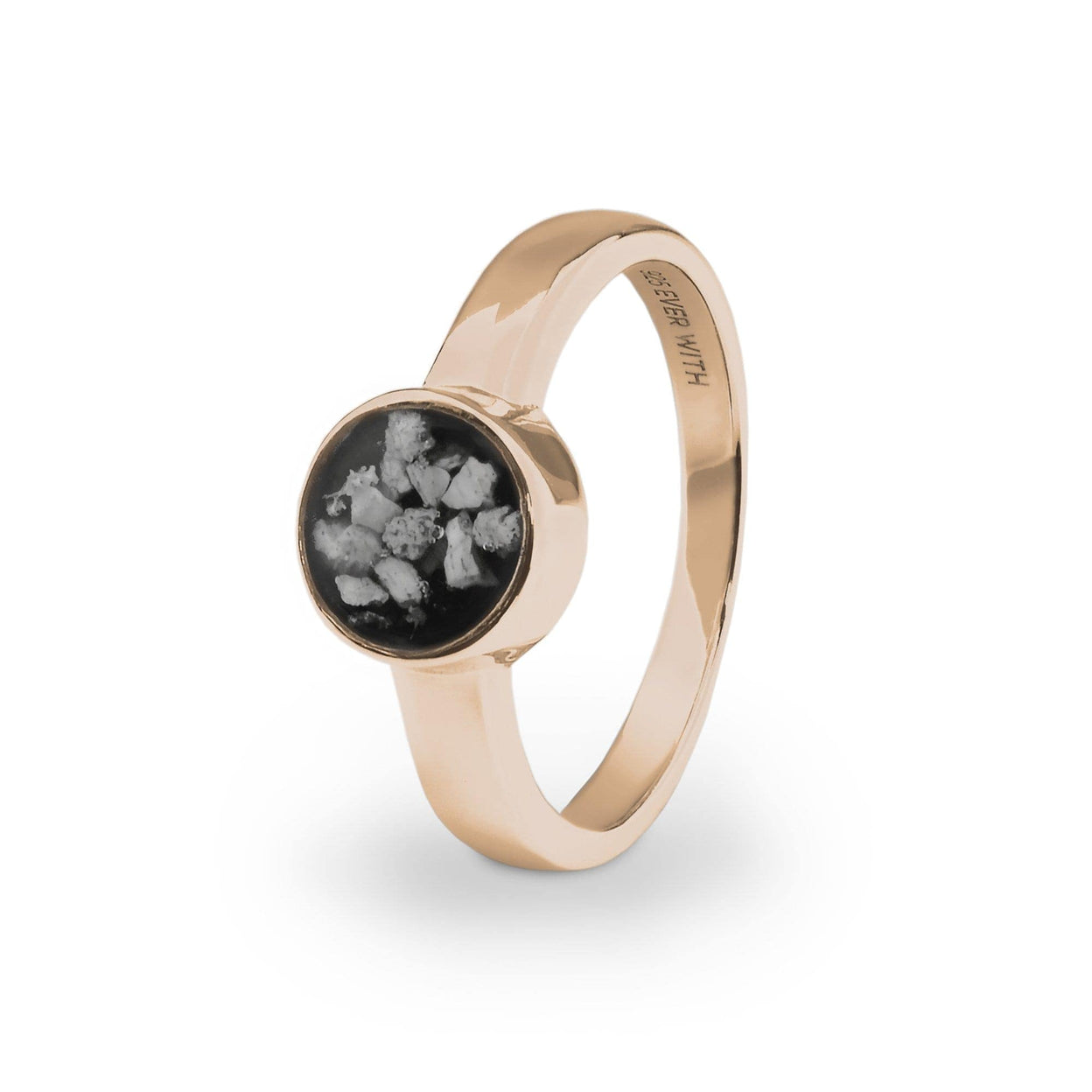 Load image into Gallery viewer, EverWith Ladies Classic Round Memorial Ashes Ring