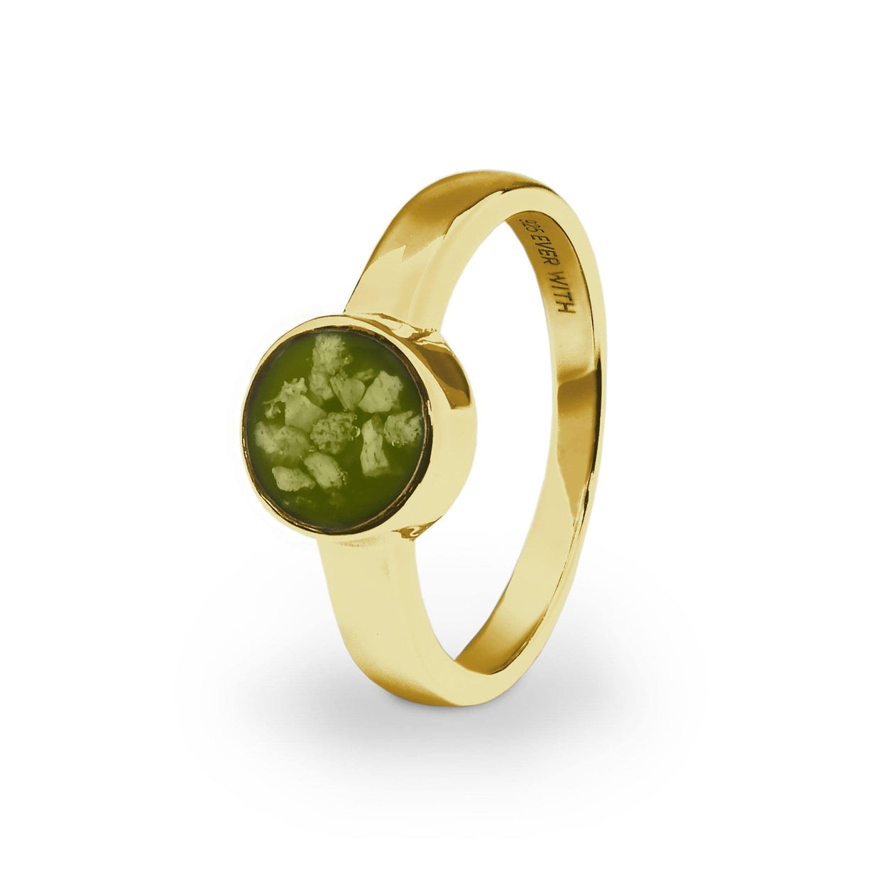 Load image into Gallery viewer, EverWith Ladies Classic Round Memorial Ashes Ring