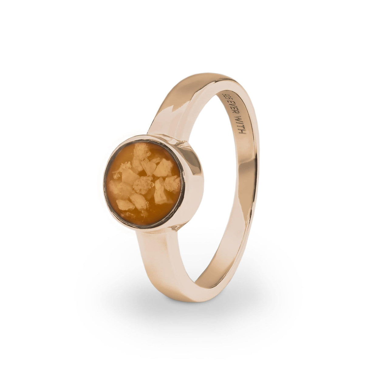 Load image into Gallery viewer, EverWith Ladies Classic Round Memorial Ashes Ring