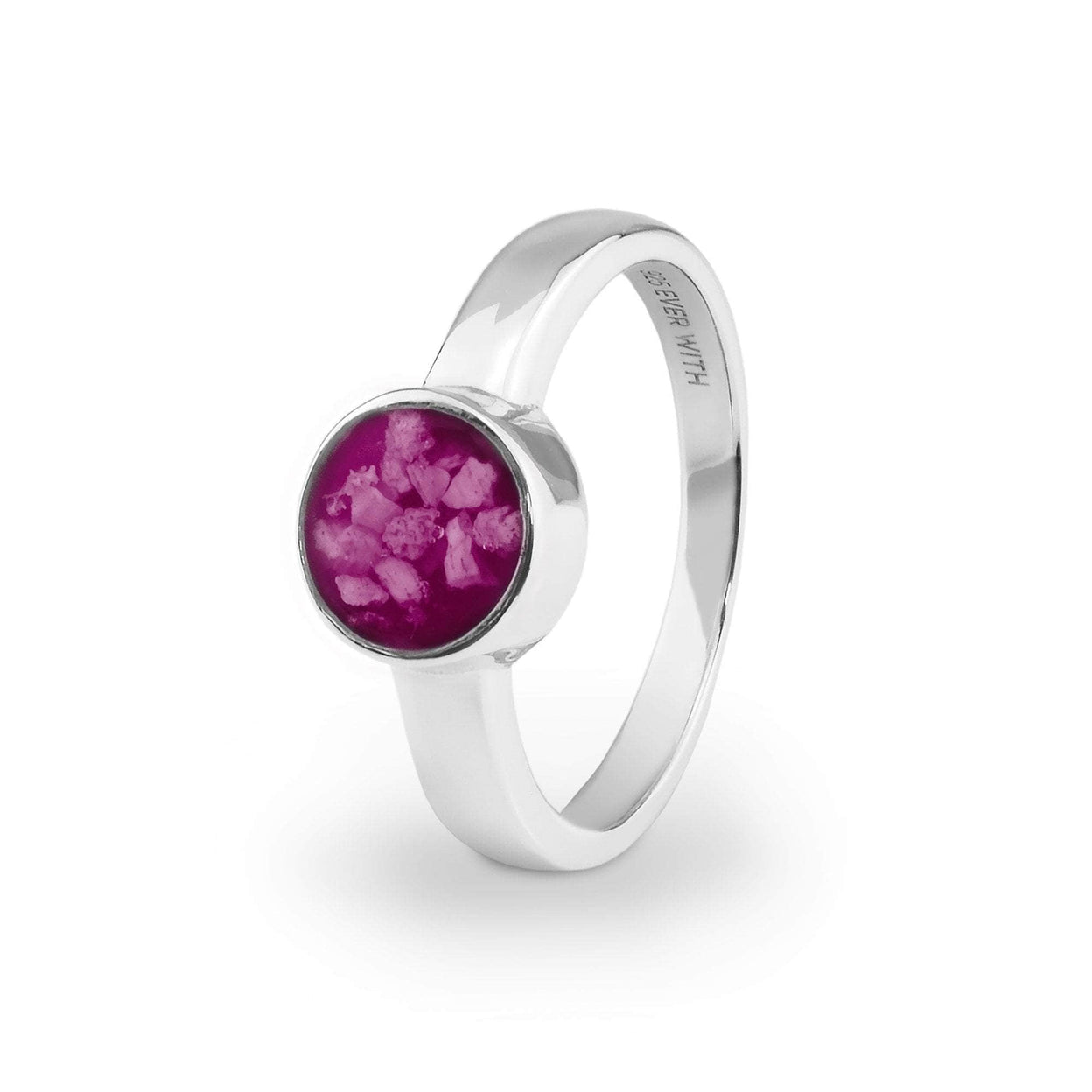 Load image into Gallery viewer, EverWith Ladies Classic Round Memorial Ashes Ring