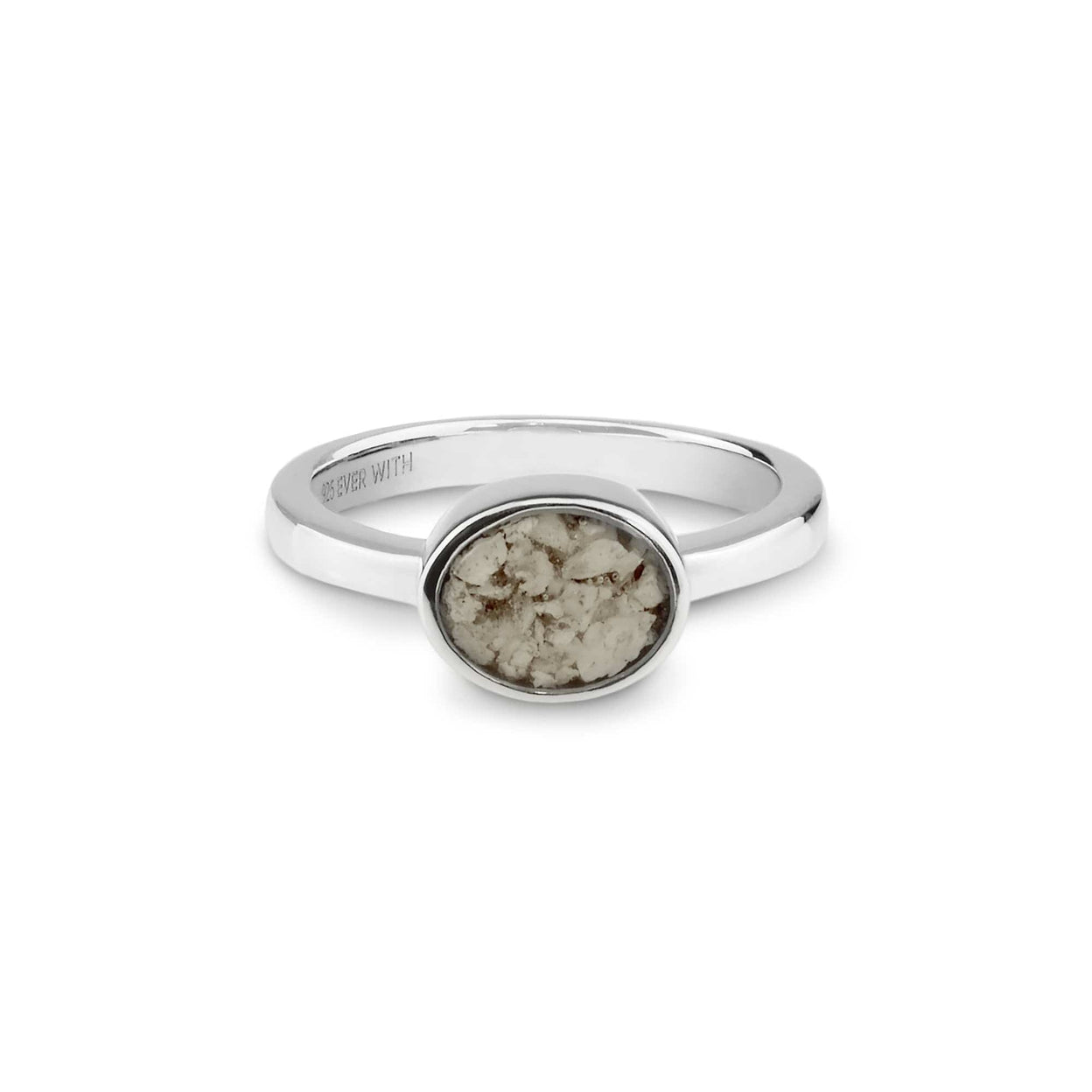 Load image into Gallery viewer, EverWith Ladies Oval Memorial Ashes Ring