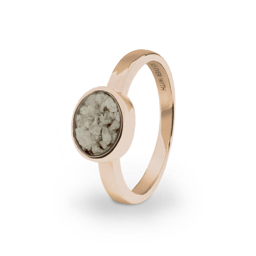 EverWith Ladies Oval Memorial Ashes Ring