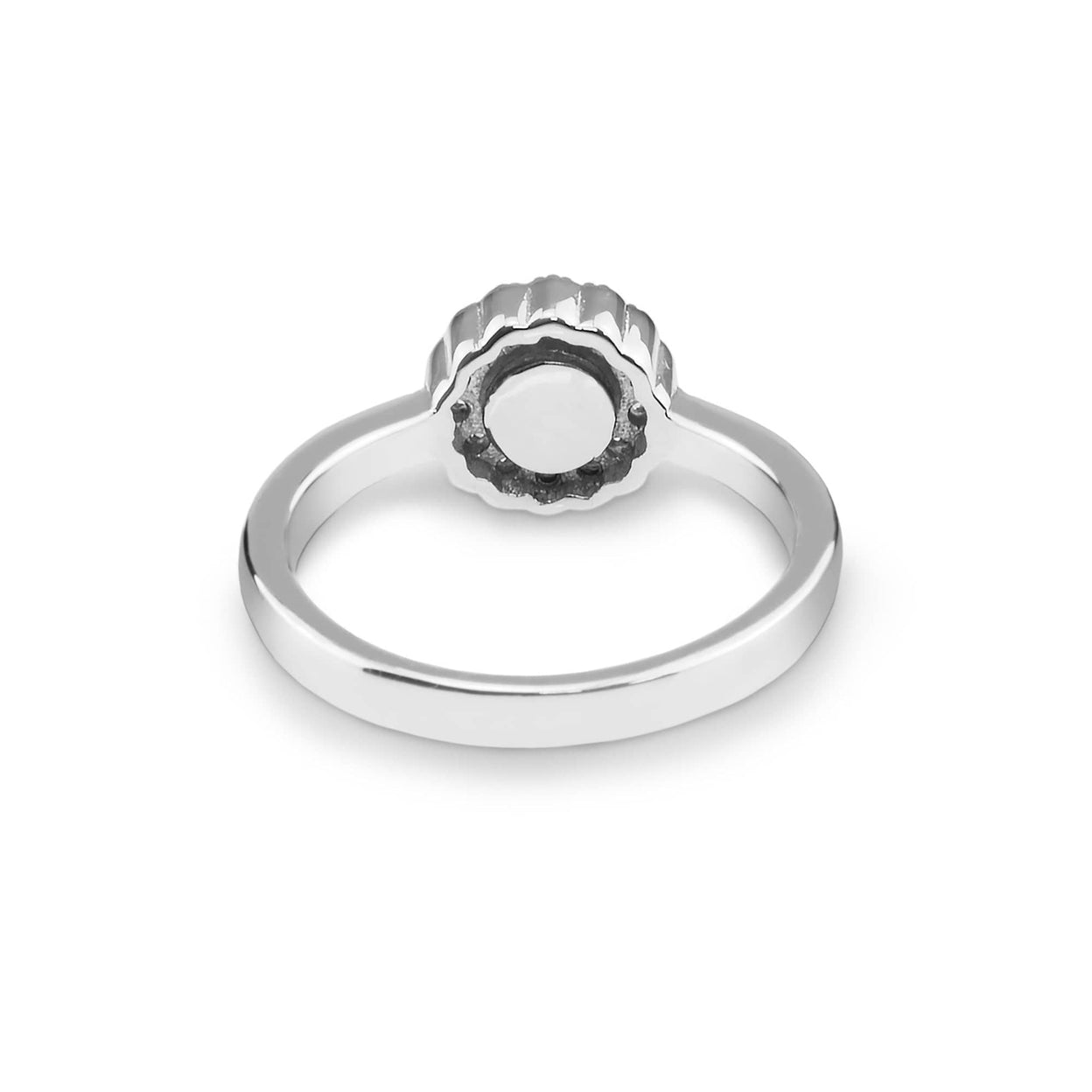 Load image into Gallery viewer, EverWith Ladies Petals Memorial Ashes Ring with Fine Crystals