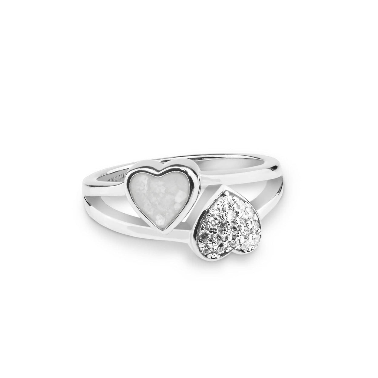 Load image into Gallery viewer, EverWith Ladies Cherish Memorial Ashes Ring with Fine Crystals