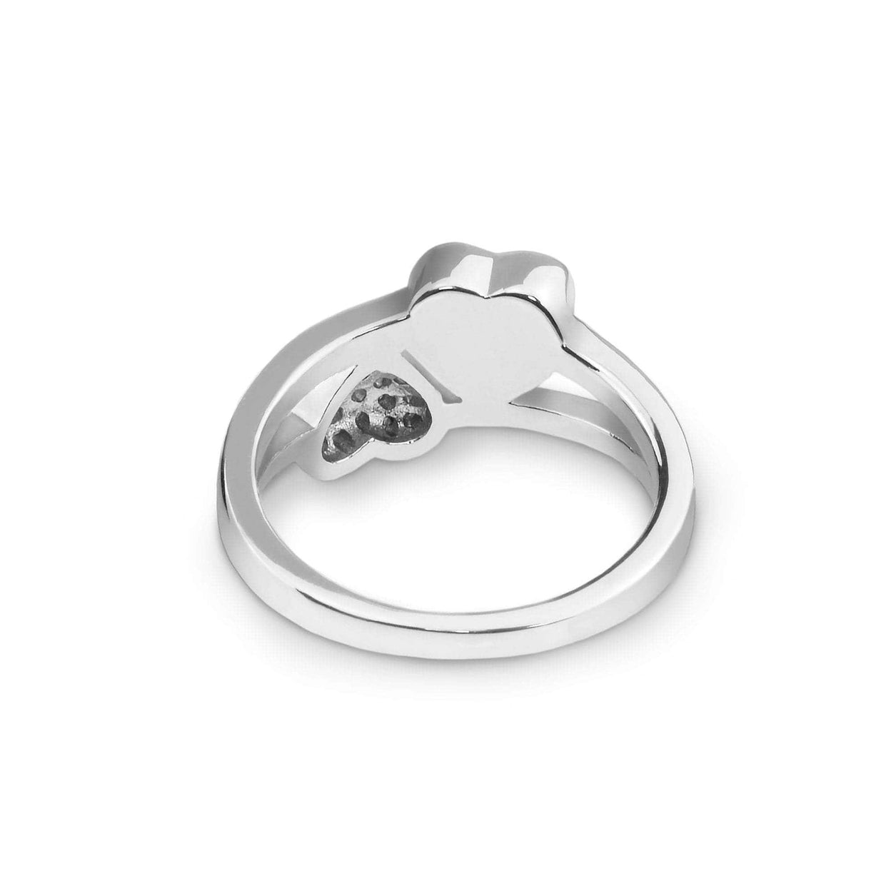 Load image into Gallery viewer, EverWith Ladies Cherish Memorial Ashes Ring with Fine Crystals