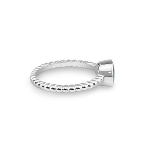 EverWith Ladies Round Bubble Band Memorial Ashes Ring