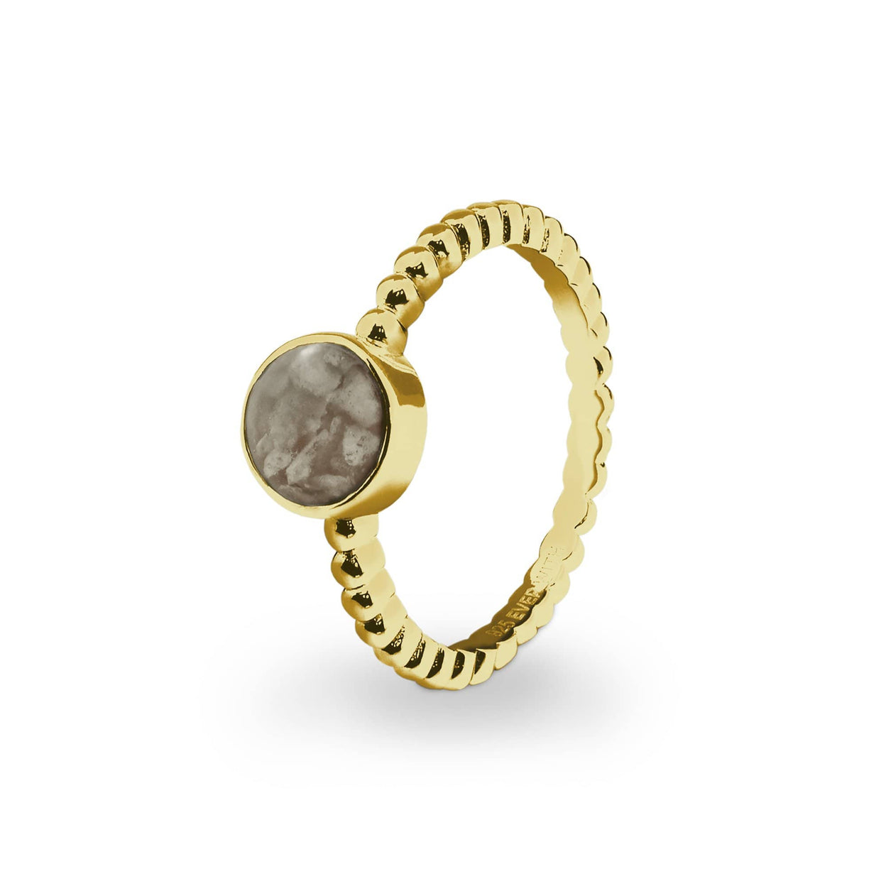 Load image into Gallery viewer, EverWith Ladies Round Bubble Band Memorial Ashes Ring