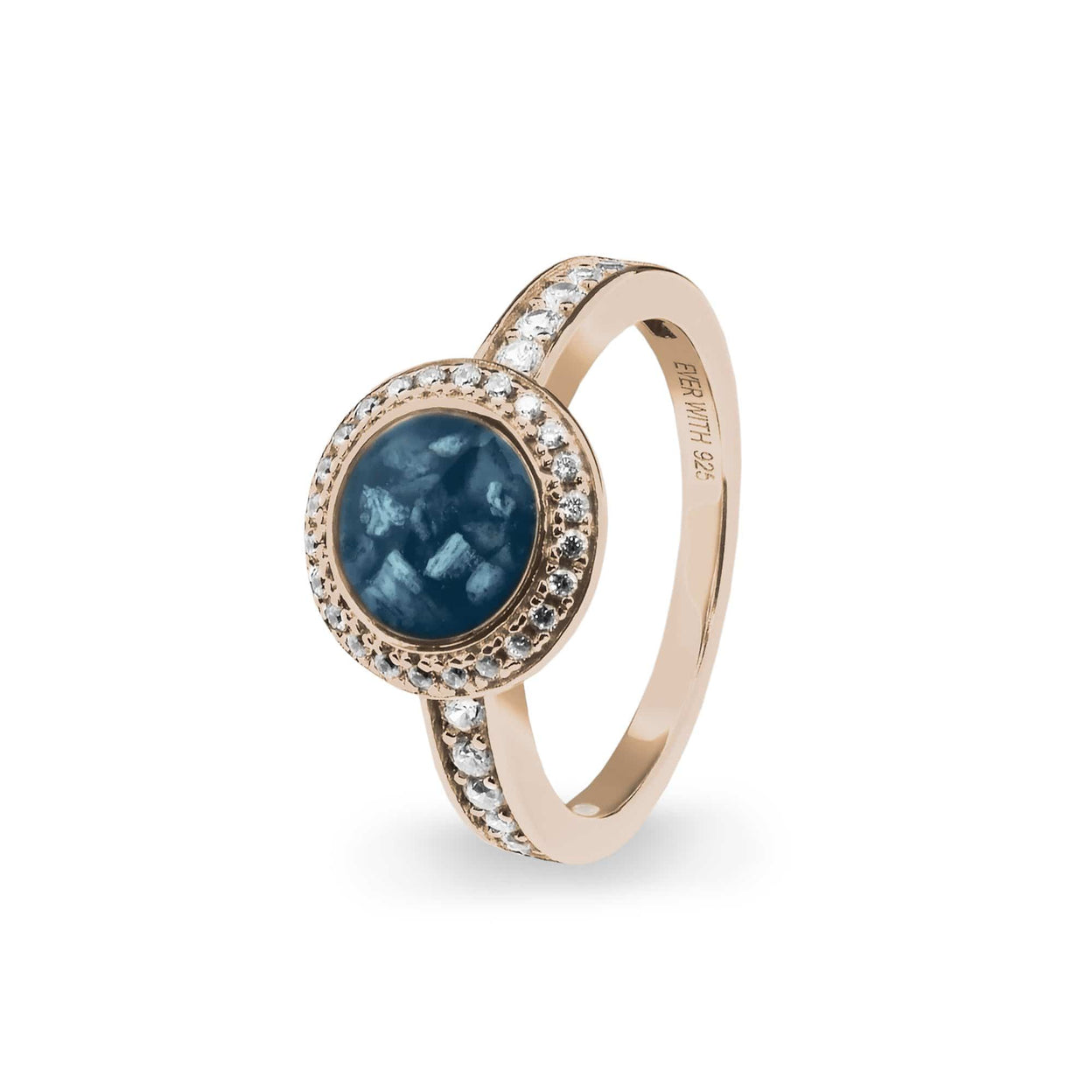 Load image into Gallery viewer, EverWith Ladies Radiance Memorial Ashes Ring with Fine Crystals