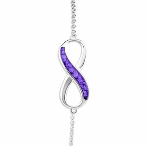 EverWith Ladies Infinity Memorial Ashes Bracelet