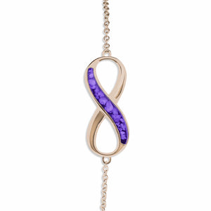 EverWith Ladies Infinity Memorial Ashes Bracelet