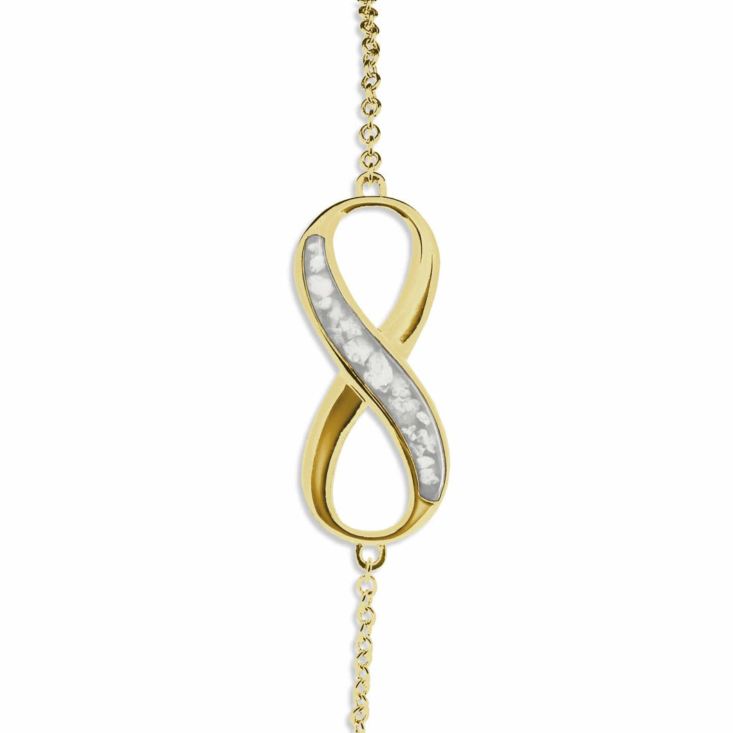 EverWith Ladies Infinity Memorial Ashes Bracelet