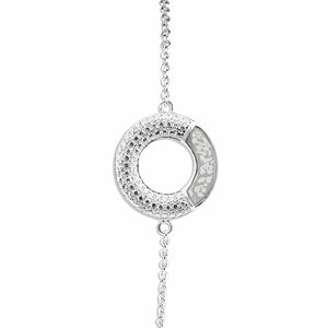 EverWith Ladies Eternal Memorial Ashes Bracelet with Fine Crystals