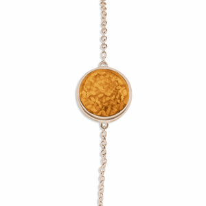 EverWith Ladies Classic Round Memorial Ashes Bracelet