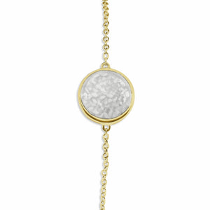 EverWith Ladies Classic Round Memorial Ashes Bracelet