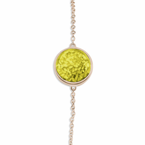 EverWith Ladies Classic Round Memorial Ashes Bracelet