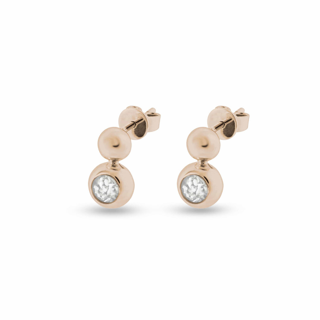 EverWith Ladies Rondure Drop Memorial Ashes Earrings