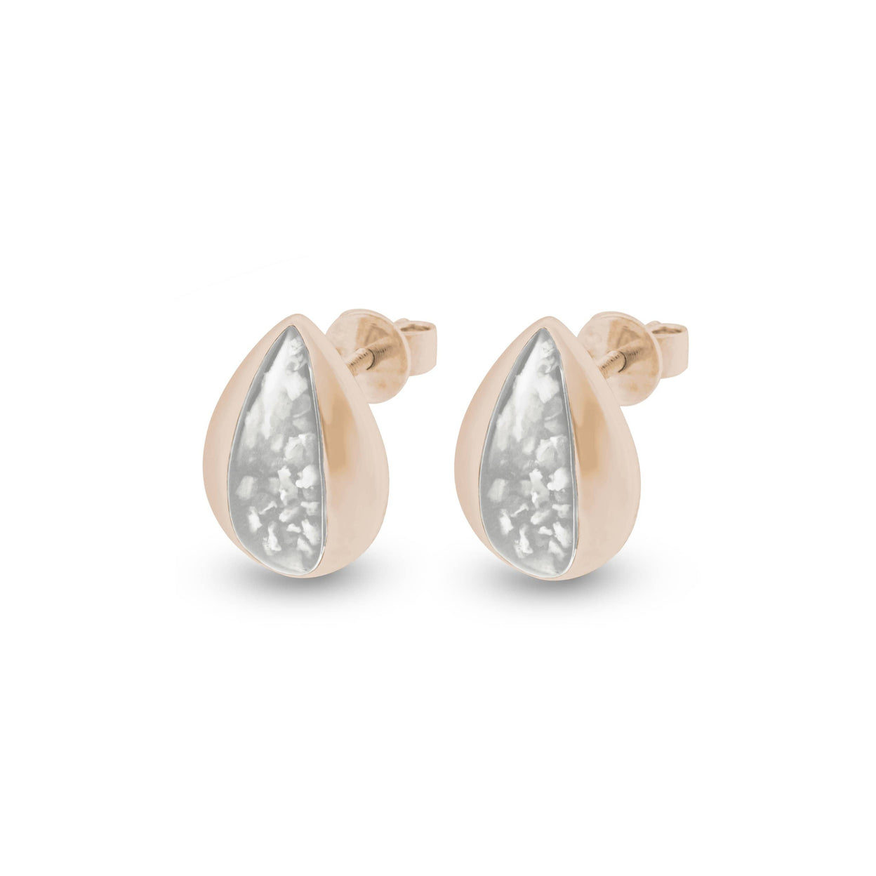 Load image into Gallery viewer, EverWith Ladies Rondure Teardrop Memorial Ashes Earrings