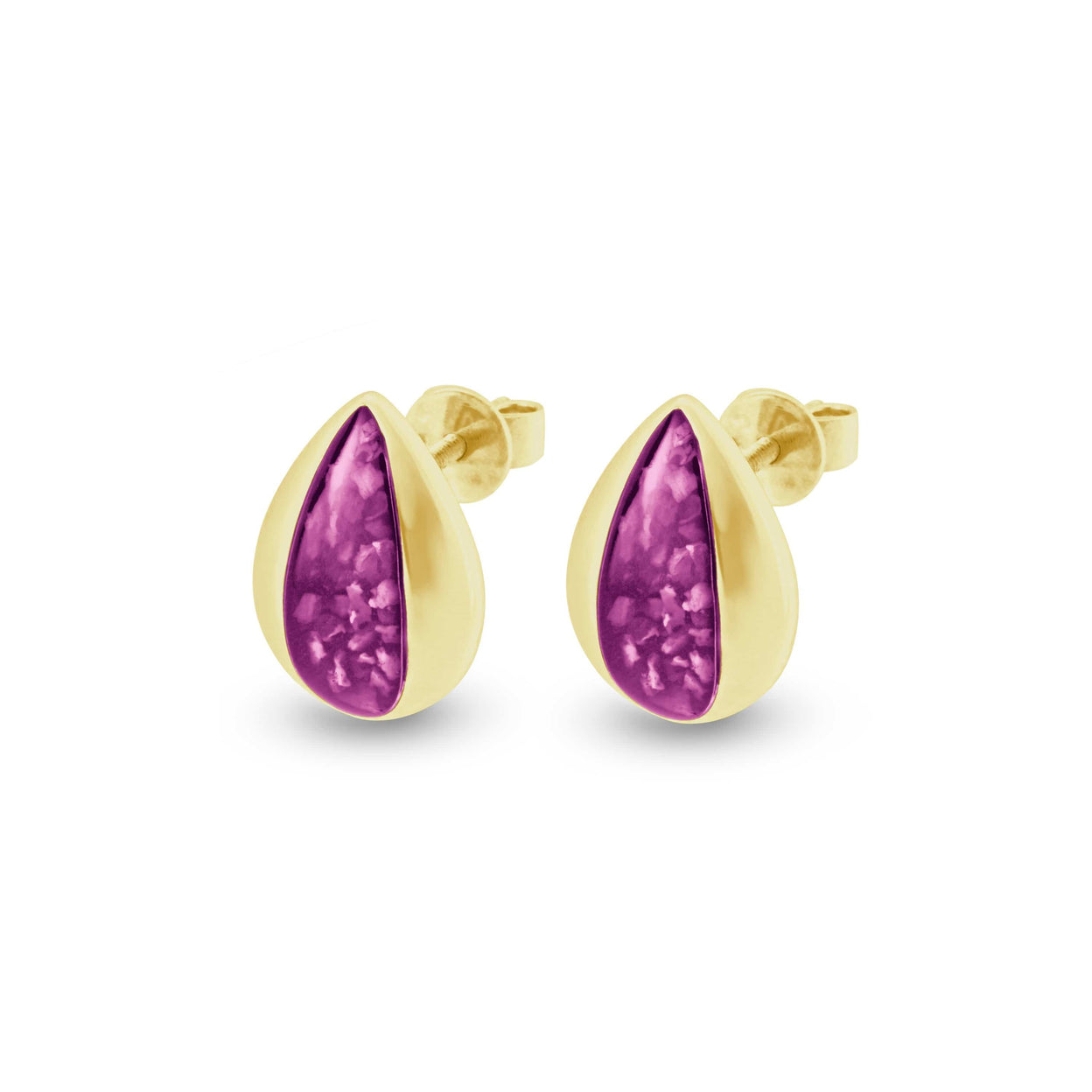 Load image into Gallery viewer, EverWith Ladies Rondure Teardrop Memorial Ashes Earrings