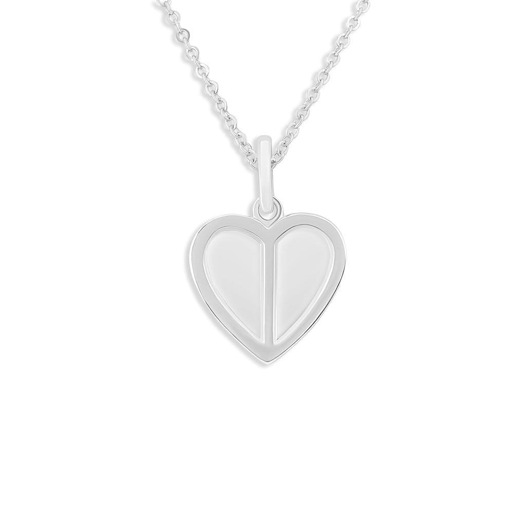 Load image into Gallery viewer, EverWith Engraved Half Heart Fingerprint Memorial Pendant