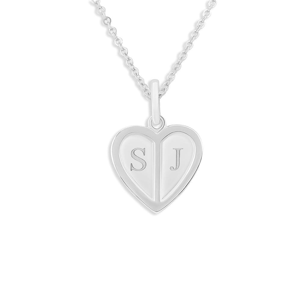 Load image into Gallery viewer, EverWith Engraved Half Heart Standard Engraving Memorial Pendant