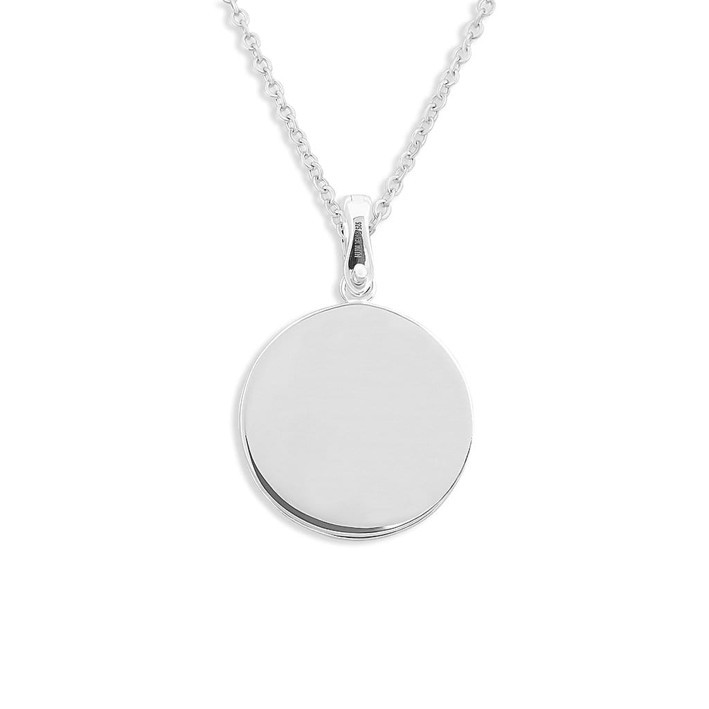 Load image into Gallery viewer, EverWith Engraved Tree of Life Discreet Messaging Handprint or Footprint Memorial Pendant