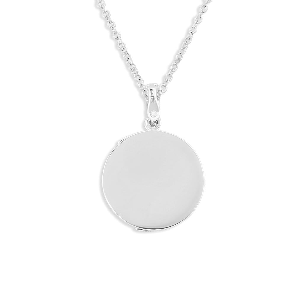 Load image into Gallery viewer, EverWith Engraved Moons Fingerprint Memorial Pendants with Fine Crystal