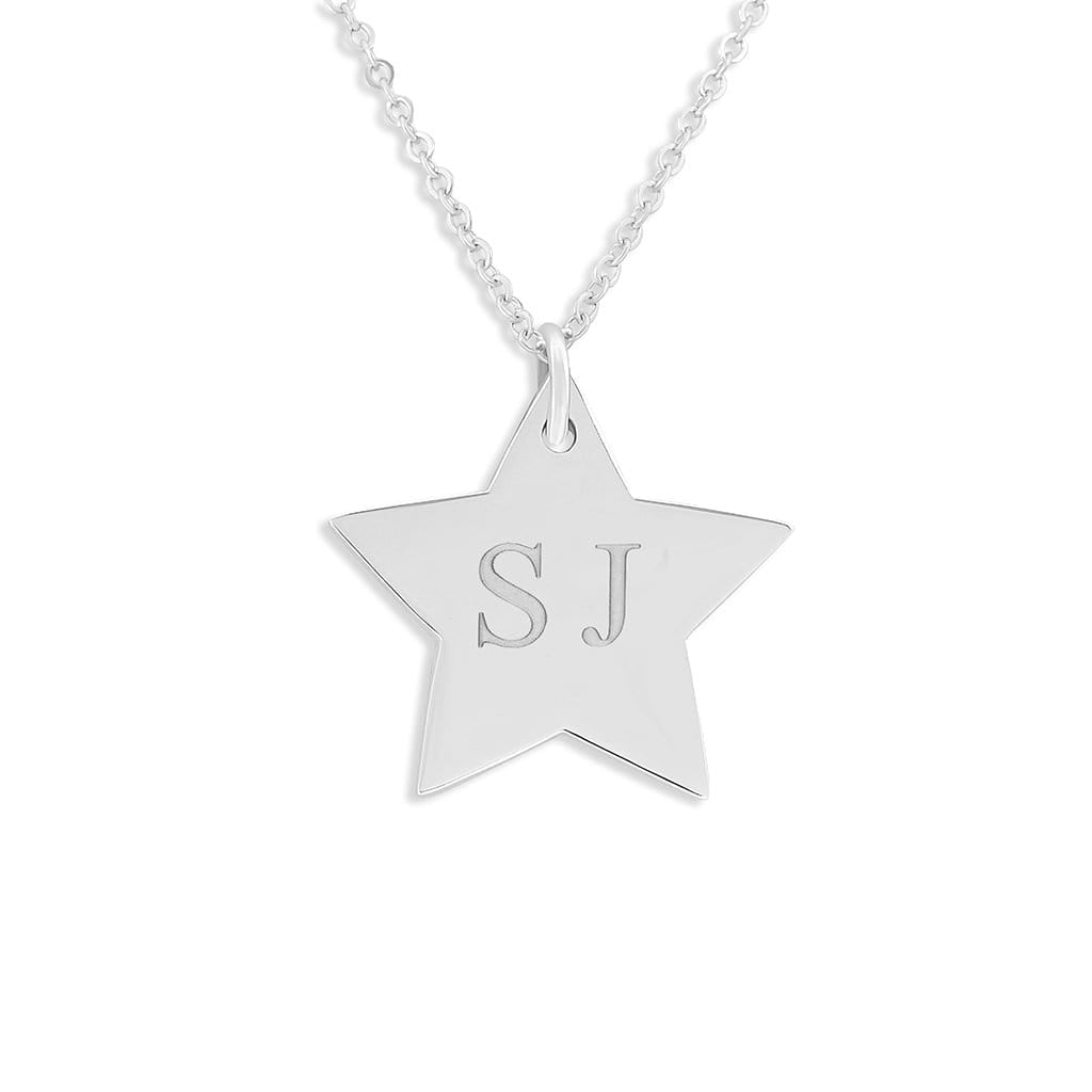 Load image into Gallery viewer, EverWith Engraved Star Standard Engraving Pendant