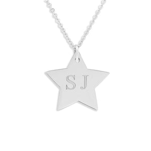 EverWith Engraved Star Standard Engraving Pendant