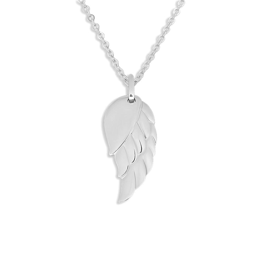 Load image into Gallery viewer, EverWith Engraved Wing Handprint or Footprint Memorial Pendant