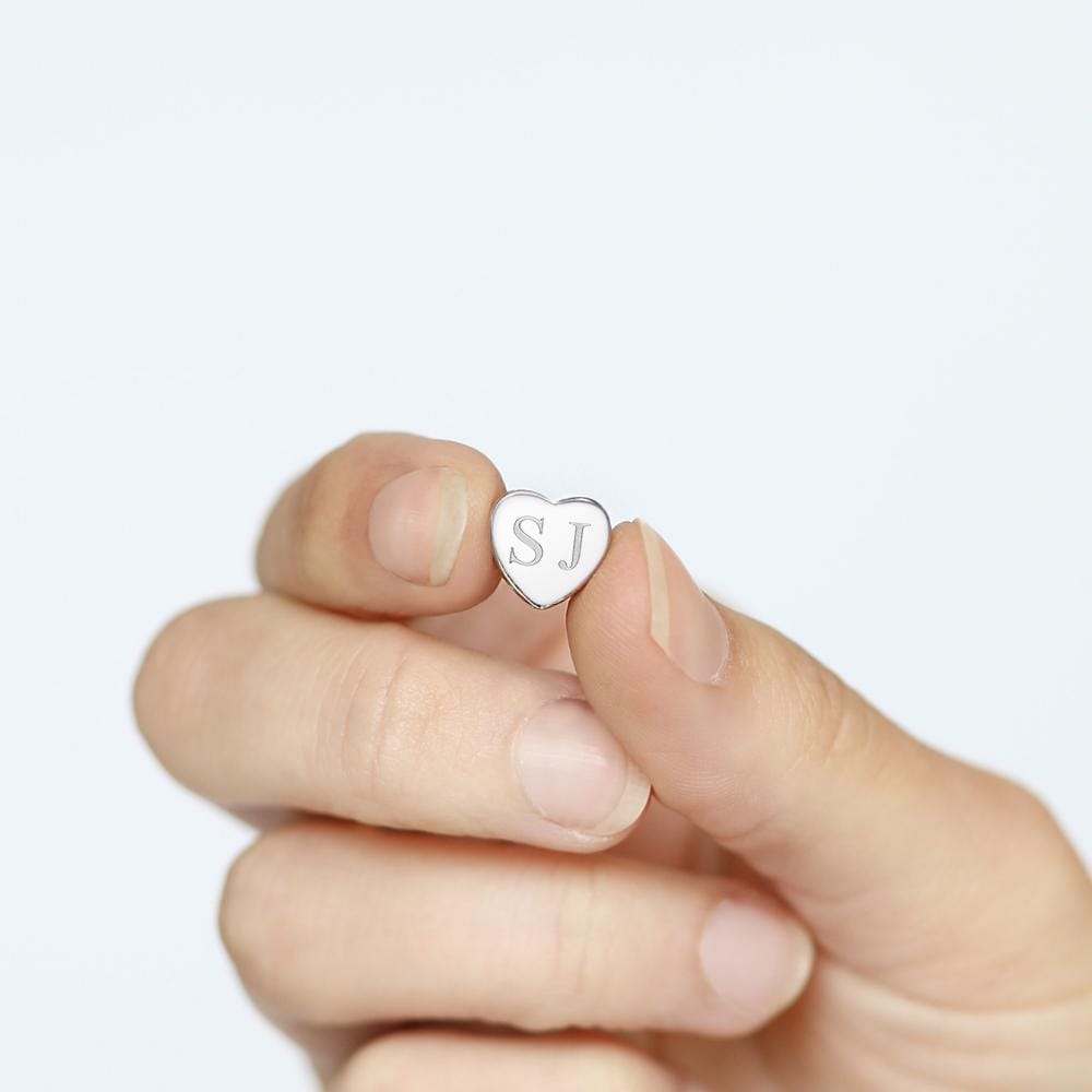 Load image into Gallery viewer, EverWith Engraved Heart Standard Engraving Memorial Charm Bead