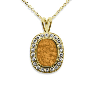 EverWith Ladies Treasure Memorial Ashes Pendant with Fine Crystals