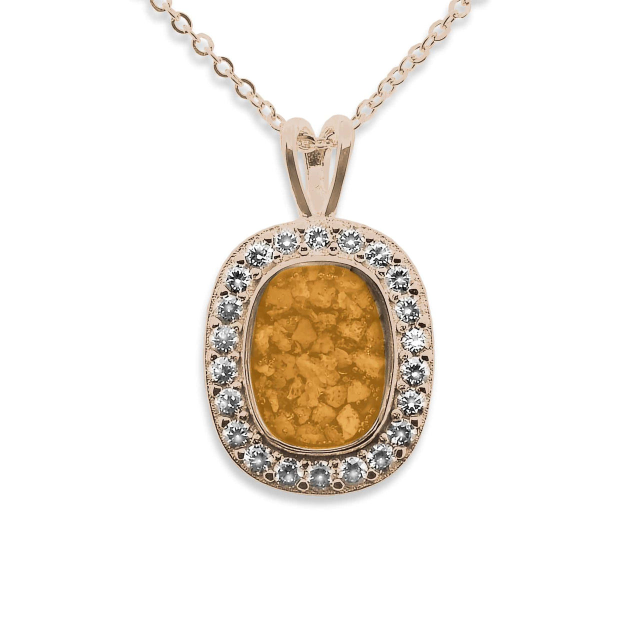 Load image into Gallery viewer, EverWith Ladies Treasure Memorial Ashes Pendant with Fine Crystals