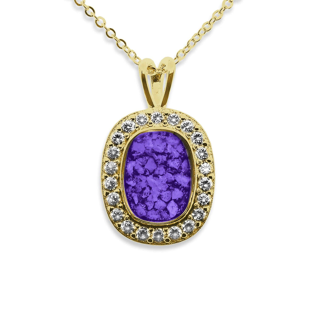 EverWith Ladies Treasure Memorial Ashes Pendant with Fine Crystals