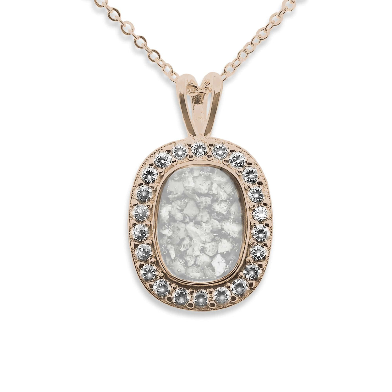 Load image into Gallery viewer, EverWith Ladies Treasure Memorial Ashes Pendant with Fine Crystals